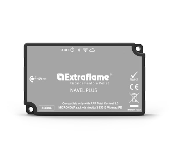 Remote WiFi Modul für Extraflame Pelletöfen | graues Etikett