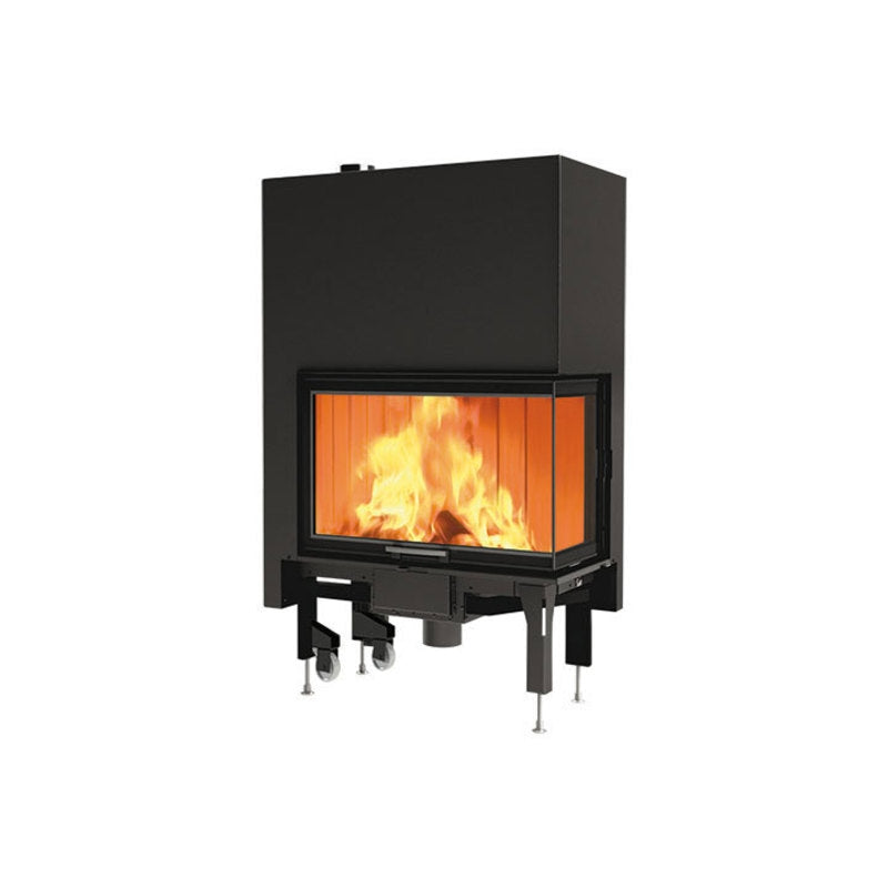 Edilkamin Kamineinsatz Windo2 95L | Tür links, Eckscheibe rechts