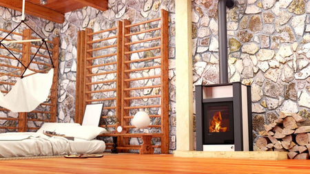 HS Flamingo | Kaminofen | Auquflam Verio | Lend | 11 kW ➔ Klimaworld.com