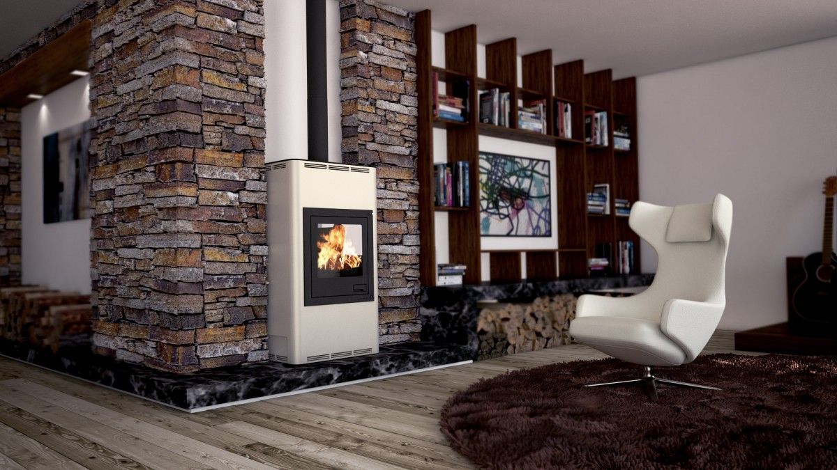 HS Flamingo | Kaminofen | Auquflam | 17 kW ➔ Klimaworld.com