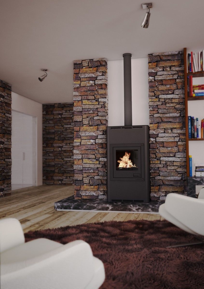 HS Flamingo | Kaminofen | Auquflam | 17 kW ➔ Klimaworld.com
