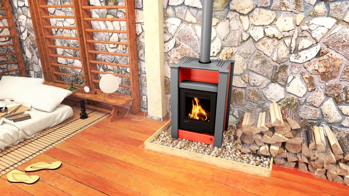 HS Flamingo | Kaminofen | Auquflam Verio | Lend | 11 kW ➔ Klimaworld.com