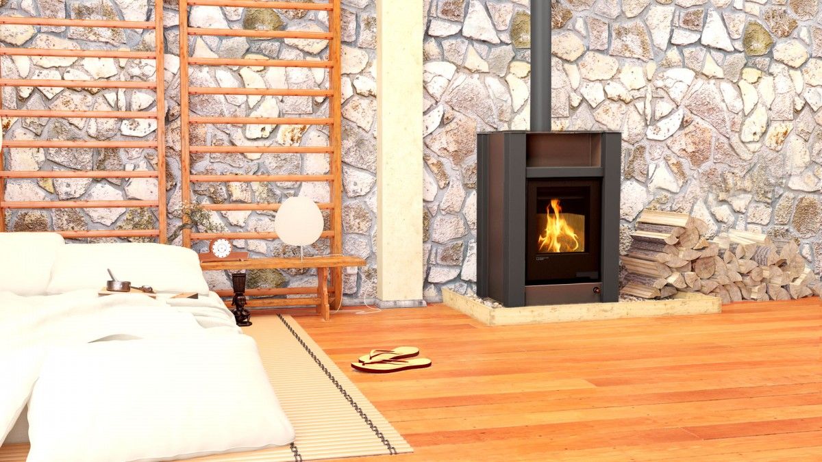 HS Flamingo | Kaminofen | Auquflam Verio | Lend | 11 kW ➔ Klimaworld.com