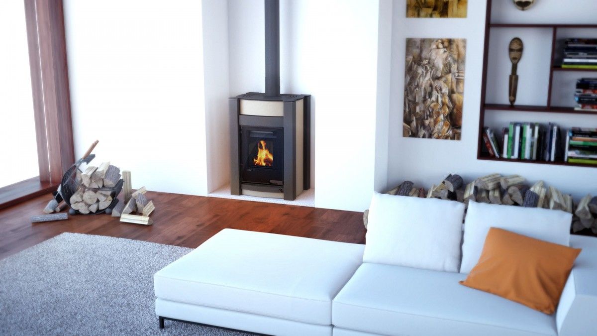 HS Flamingo | Kaminofen | Auquflam Verio | Kalmar | 11 kW ➔ Klimaworld.com