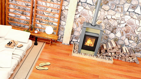 HS Flamingo | Kaminofen | Auquflam Verio | Lend | 11 kW ➔ Klimaworld.com