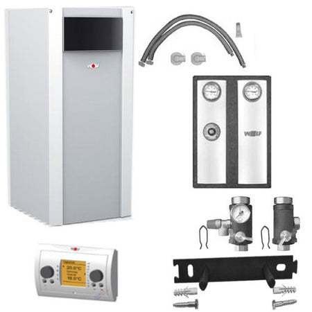 Wolf COB-20 20kW Öl-Brennwertkessel mit Anschluss-Set COB