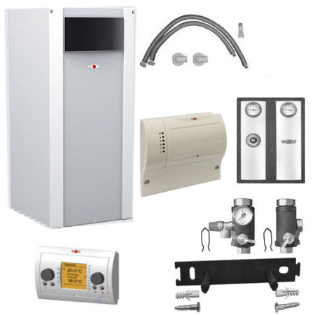 Ölheizung Wolf COB-20 20kW Öl-Brennwertkessel mit Anschluss-Set COB,Mischermodul MM 