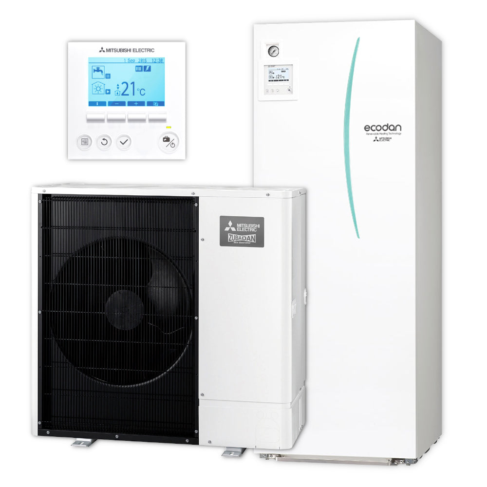 MITSUBISHI | Ecodan Wärmepumpen-Set 5.14 | Zubadan Inverter | 12,0 kW