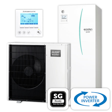 MITSUBISHI | Ecodan Wärmepumpen-Set 6.14 | Power Inverter | 12,0 kW