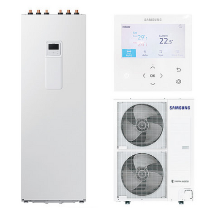 SAMSUNG | Luft-Wasser-Wärmepumpen-Set WPLW-Hub Mono-12-260-3 | 12 kW 