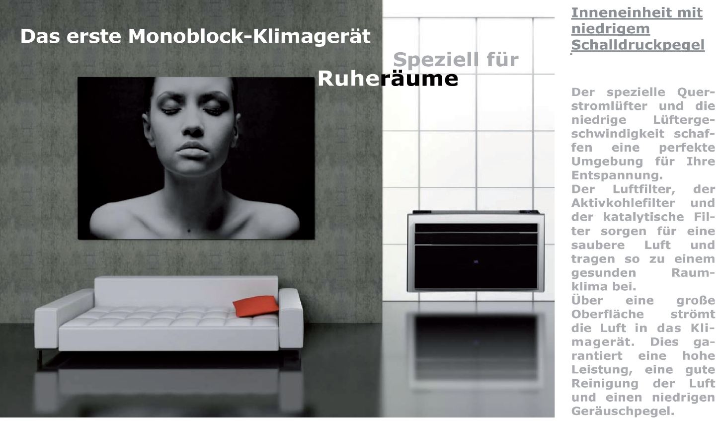 Monoblock Klimagerät EES WPWG-LL-32 DC Inverter Klimaanlage 3,2 kW