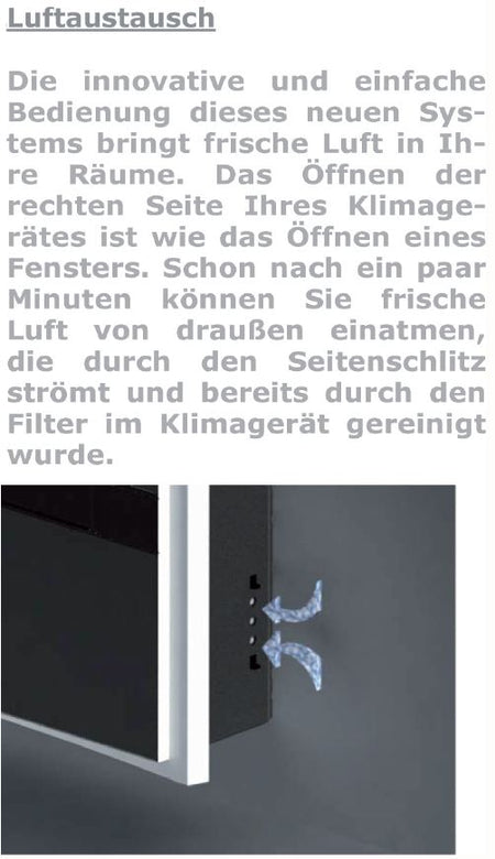 Monoblock Klimagerät EES WPWG-LL-32 DC Inverter Klimaanlage 3,2 kW