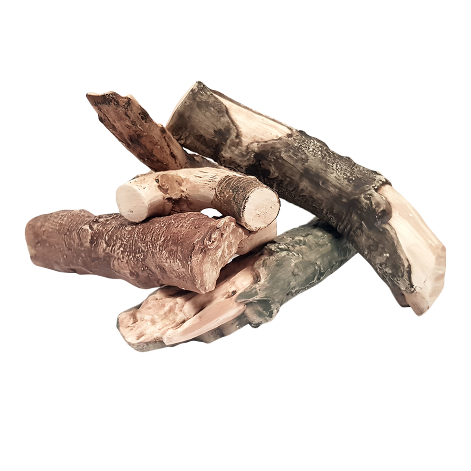 Kratki Keramikholz Mix VII - Holzscheit Keramik | 5tlg. | AF-DC/MIX/VI