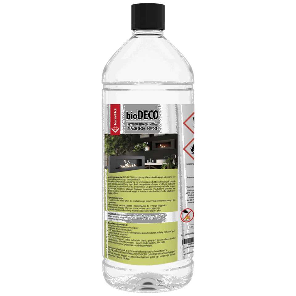 Kratki Bioethanol süße Früchte | 1 Liter | BIO-DECO/SLODKIE/OWOCE