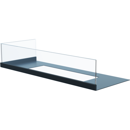 Kratki Schutzglas Biokamin mit Bodenplatte | Delta L 600