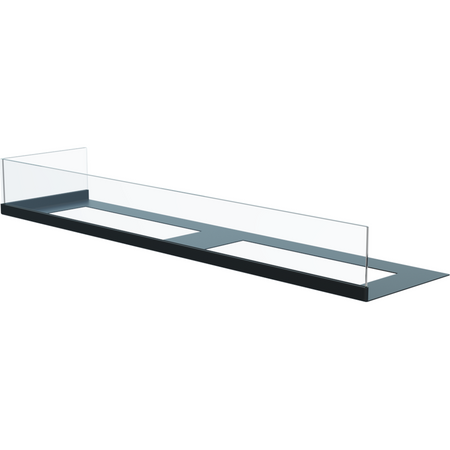 Kratki Schutzglas Biokamin mit Bodenplatte | Delta L 900