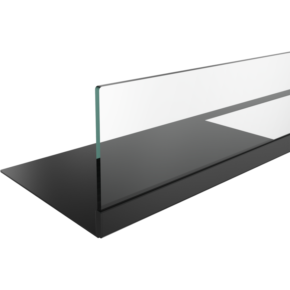 Kratki Schutzglas Biokamin mit Bodenplatte | Juliet 1100 Modell