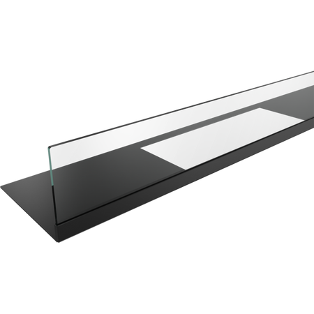 Kratki Schutzglas Biokamin mit Bodenplatte | Juliet 1500 Modell