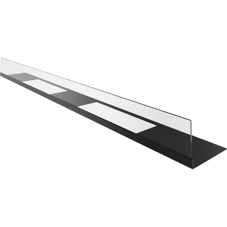 Kratki Schutzglas Biokamin mit Bodenplatte | Juliet 1500 Modell