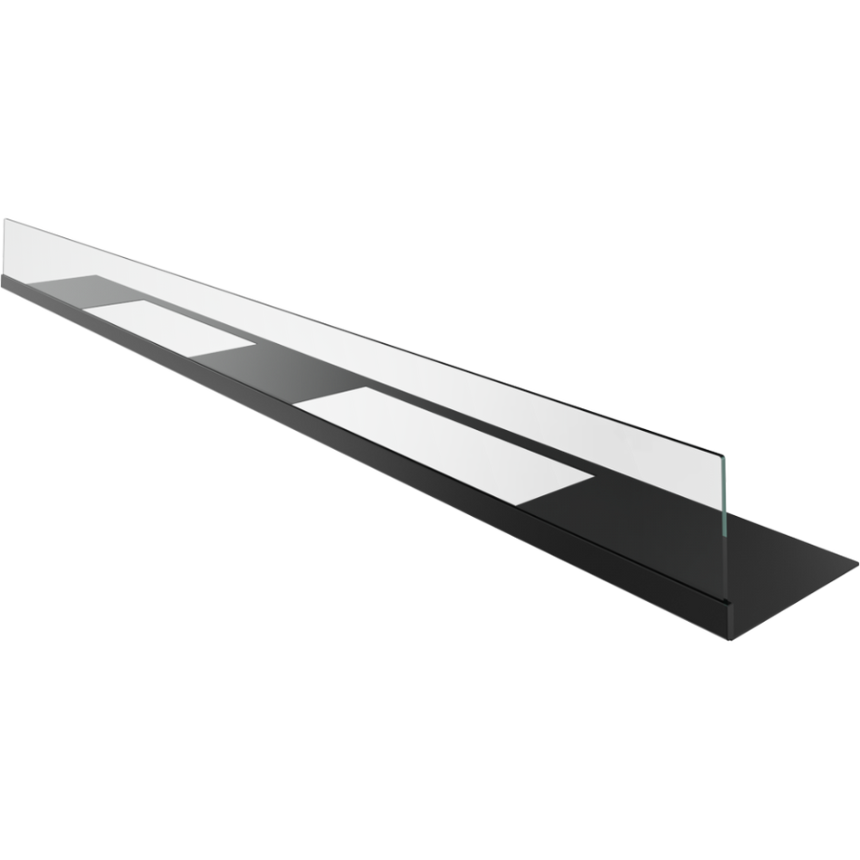 Kratki Schutzglas Biokamin mit Bodenplatte | Juliet 1500 Modell