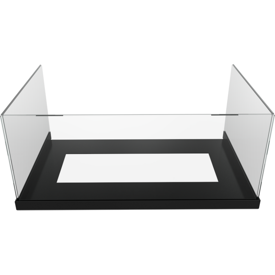 Kratki Schutzglas Biokamin mit Bodenplatte | Sierra ➔ Klimaworld.com
