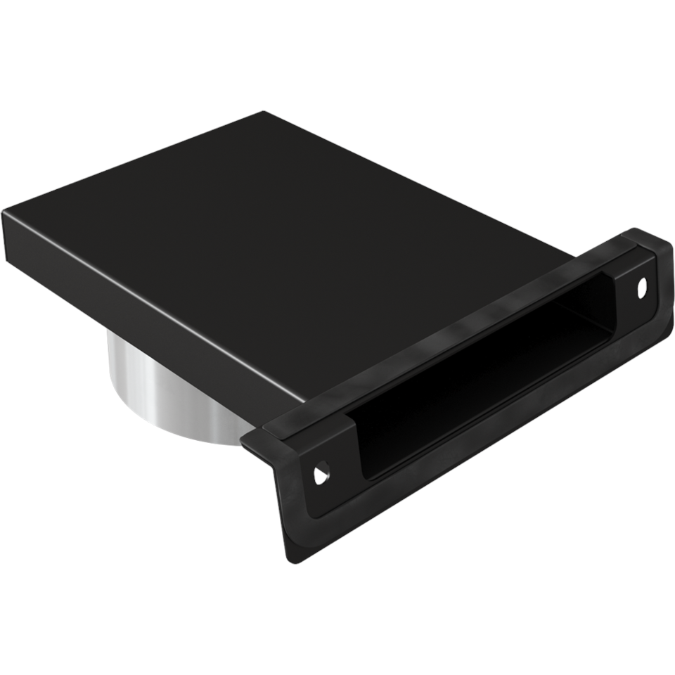 Kratki Außenlufteingang Ø 125 mm für Kaminbausatz Simple Box
