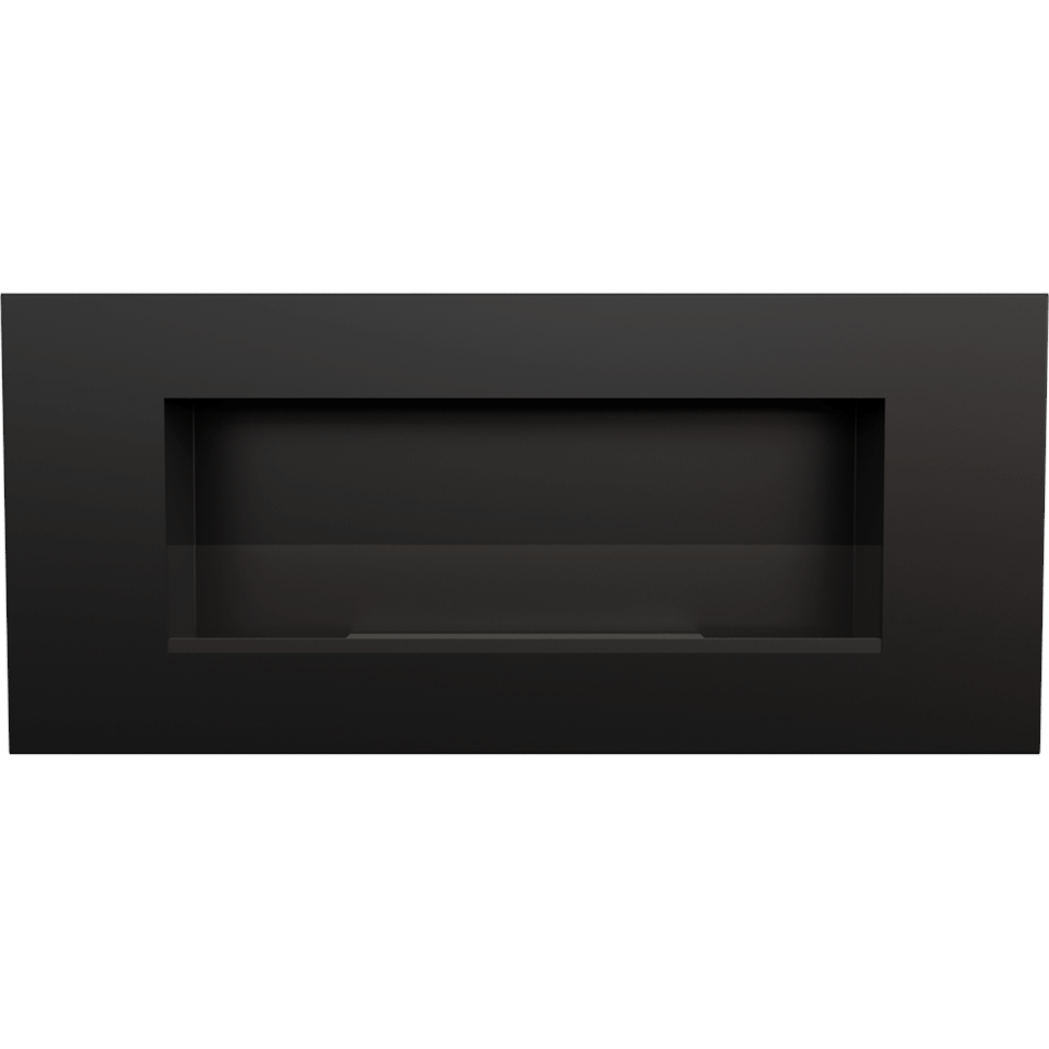 Kratki Biokamin Delta 2 + Glas | DELTA2/CZARNY/TUV/PRZESZKLENIE