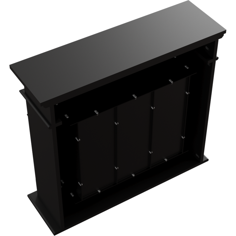 Kratki Biokamin August P Modell | schwarz | AUGUST/P/CZARNY/TUV