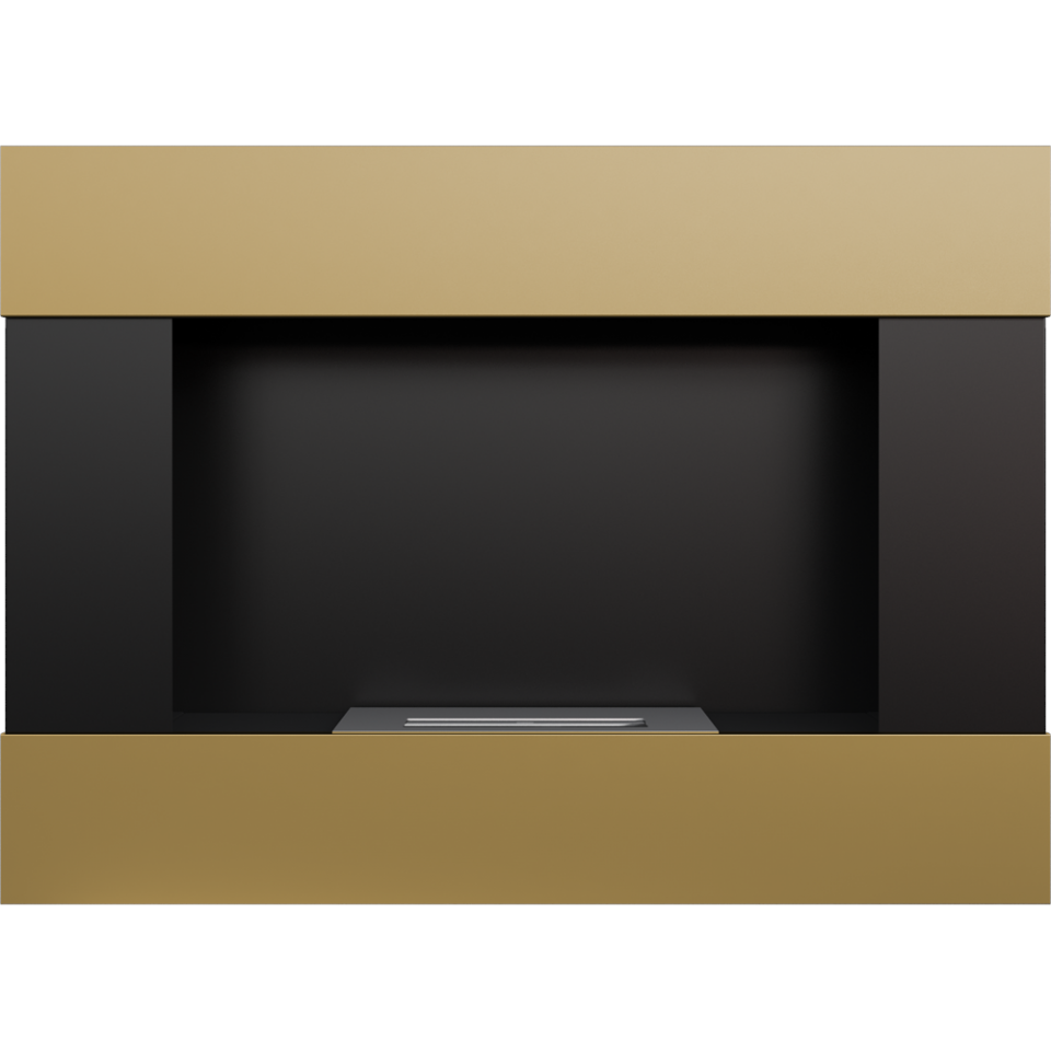 Kratki Biokamin Bravo | schwarz gold | BRAVO/ZG/TUV