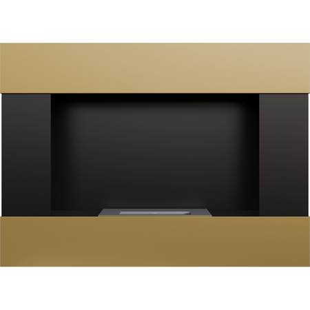 Kratki Biokamin Bravo | schwarz gold | BRAVO/ZG/TUV