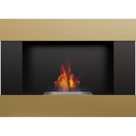 Kratki Biokamin Bravo | schwarz gold | BRAVO/ZG/TUV