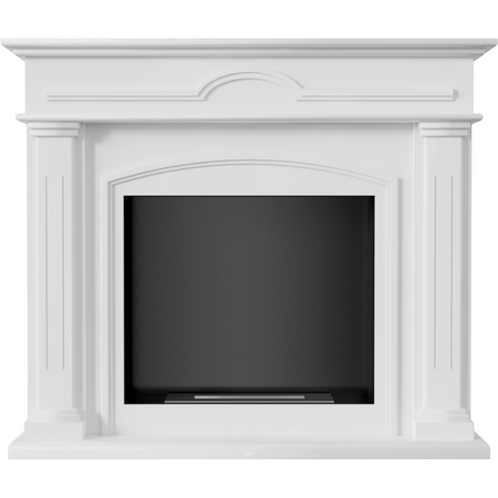 Kratki Biokamin December + Verkleidung | weiß | DECEMBER/TUV