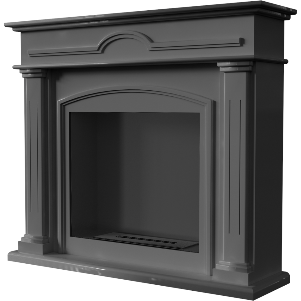 Kratki Biokamin December + Verkleidung | schwarz | DECEMBER/CZARNY/TUV