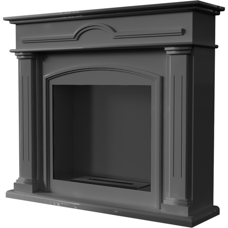 Kratki Biokamin December + Verkleidung | schwarz | DECEMBER/CZARNY/TUV