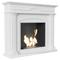 Kratki Biokamin December + Verkleidung | weiß | DECEMBER/TUV