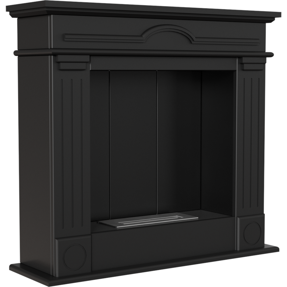 Kratki Biokamin December P Modell | schwarz | DECEMBER/P/CZARNY/TUV