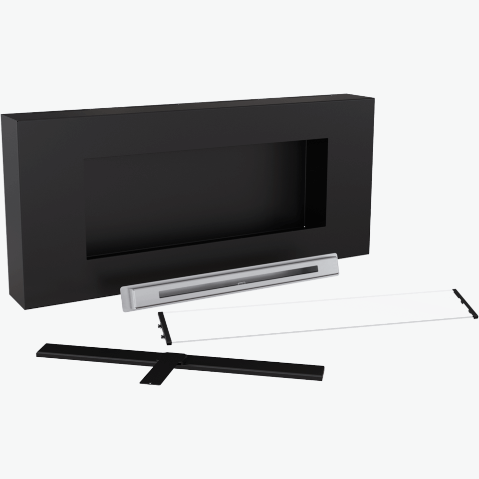 Kratki Biokamin Delta Flat + Glas | DELTA/FLAT/TUV/PRZESZKLENIE