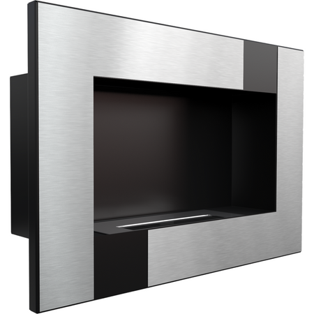 Kratki Biokamin Delta | schwarz Quadrat | DELTA/CZARNY/QUBE/TUV