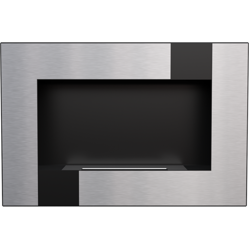 Kratki Biokamin Delta | schwarz Quadrat | DELTA/CZARNY/QUBE/TUV 