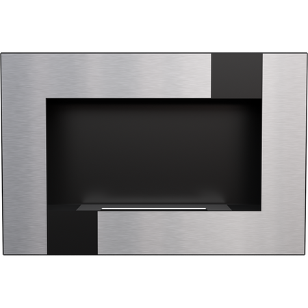 Kratki Biokamin Delta | schwarz Quadrat | DELTA/CZARNY/QUBE/TUV