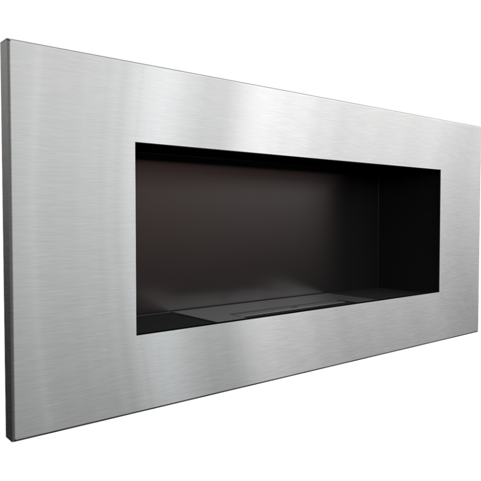 Kratki Biokamin Delta 2 | silber | DELTA2/CZARNY/SZLIF/TUV