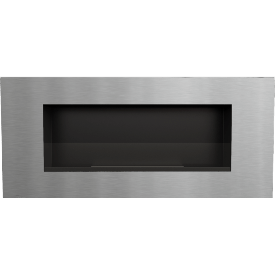 Kratki Biokamin Delta 2 + Glas | DELTA2/CZARNY/SZLIF/TUV/PRZESZKLENIE