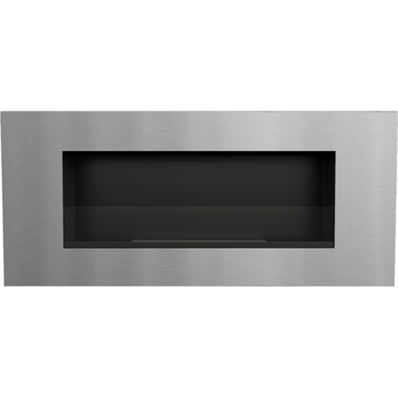 Kratki Biokamin Delta 2 + Glas | DELTA2/CZARNY/SZLIF/TUV/PRZESZKLENIE