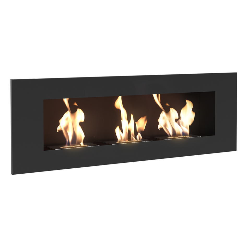 Kratki Biokamin Wandkamin Delta 3 | schwarz | DELTA3/TUV/EX