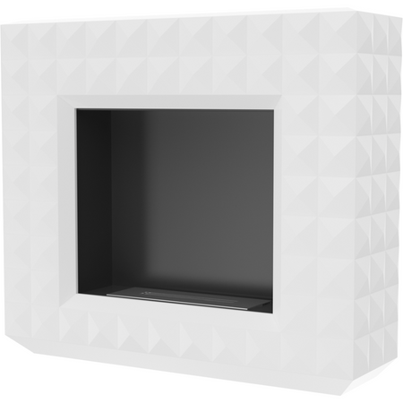 Kratki Biokamin Egzul + Verkleidung | weiß | EGZUL/TUV