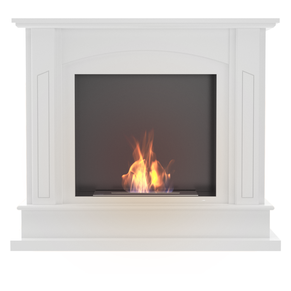 Kratki Biokamin / Standkamin February | weiß | FEBRUARY/TUV