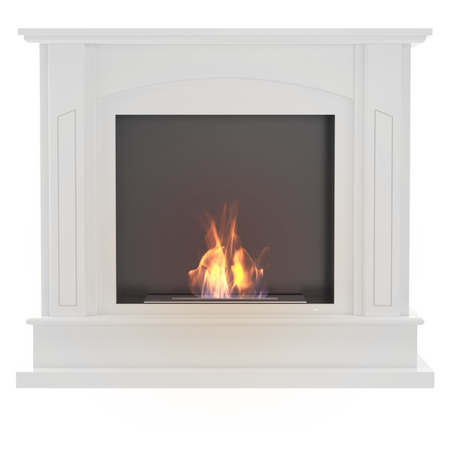 Kratki Biokamin / Standkamin February | weiß | FEBRUARY/TUV