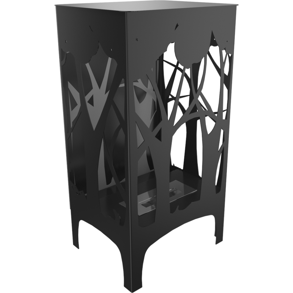 Kratki freistehender Biokamin Foxtrot | schwarz | FOXTROT/CZARNY/TUV ➔ Klimaworld.com