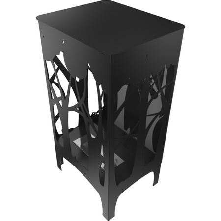 Kratki freistehender Biokamin Foxtrot | schwarz | FOXTROT/CZARNY/TUV