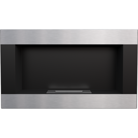 Kratki Biokamin Golf | schwarz silber | GOLF/CZARNY/HORIZONTAL/TUV